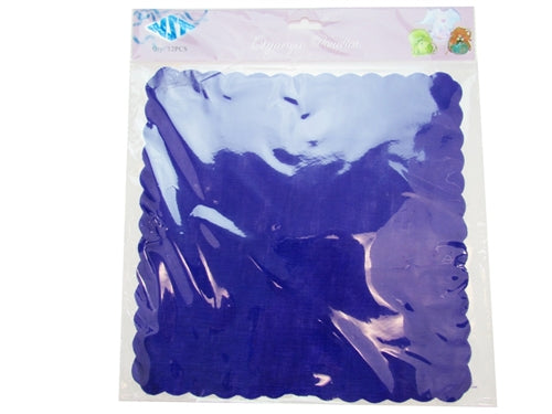 LIQUIDACIÓN - Envoltura de organza de 9" con bordes ondulados (25 piezas)