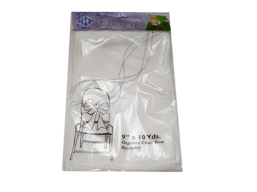 Pajaritas de Organza para Silla - 9" x 3yds (6)