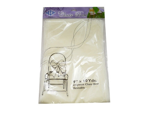 Pajaritas de Organza para Silla - 9" x 3yds (6)