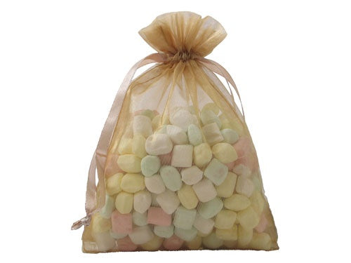 Bolsas de organza de 5" x 7" (12)