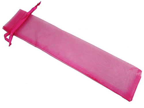 Load image into Gallery viewer, 2.5&quot; x 12&quot; Organza Pouches (12 Pcs) - Great for Invitation Tubes and Fans
