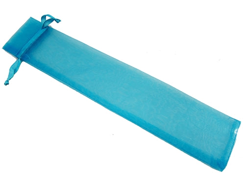 Load image into Gallery viewer, 2.5&quot; x 12&quot; Organza Pouches (12 Pcs) - Great for Invitation Tubes and Fans
