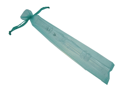 2.5" x 12" Organza Pouches (12 Pcs) - Great for Invitation Tubes and Fans
