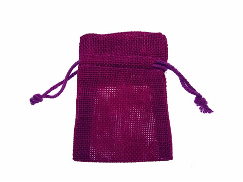 Bolsas de arpillera de 4" x 5" (6)