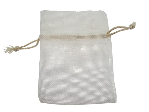 Bolsas de arpillera de 4" x 5" (6)