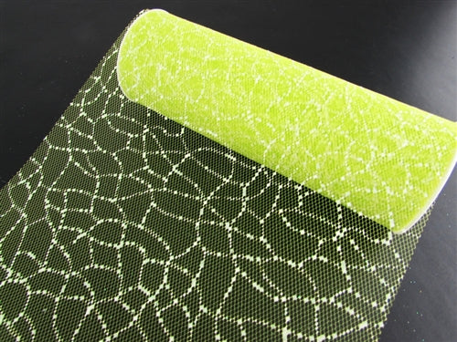 Load image into Gallery viewer, Clearance - 6&quot; Tiffany Style Glittered Tulle Rolls (10 Yards)

