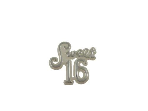 Señal de amuleto "Sweet 16" en miniatura (12)