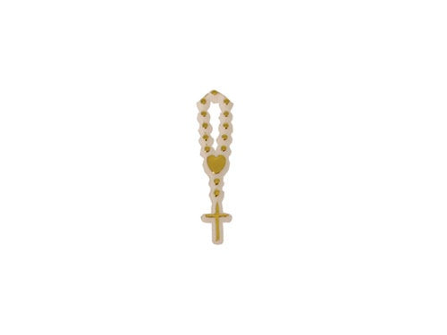 Miniature Rosary w/ Cross Charm Sign (12 Pcs)