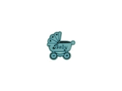 Miniature Baby Shower Stroller Charm Sign (12 Pcs)