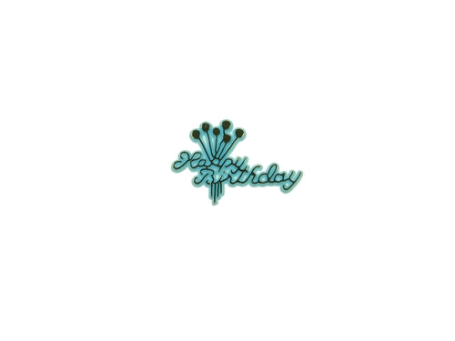 Miniature "Happy Birthday" Charm Sign (12 Pcs)