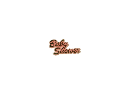 Load image into Gallery viewer, Miniature &quot;Baby Shower&quot; Charm Sign (12 Pcs)
