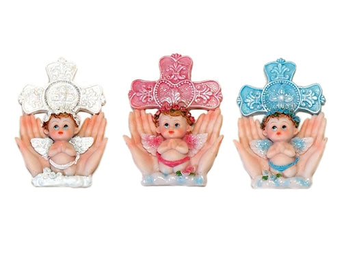 Load image into Gallery viewer, 3.5&quot; Praying Angel In Palm of Hand Magnet Favor (12 Pcs)
