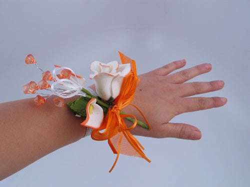Corsage Wristlet Band (12 Pcs) (Does Not Include Flower)
