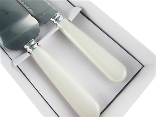 Load image into Gallery viewer, Cake Knife Set - Pearlescent Design (1 Set)
