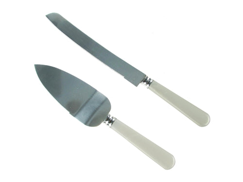 Load image into Gallery viewer, Cake Knife Set - Pearlescent Design (1 Set)
