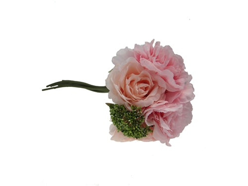 18" Peony Rose w/ Berry Bush Bouquet (1 Pc)