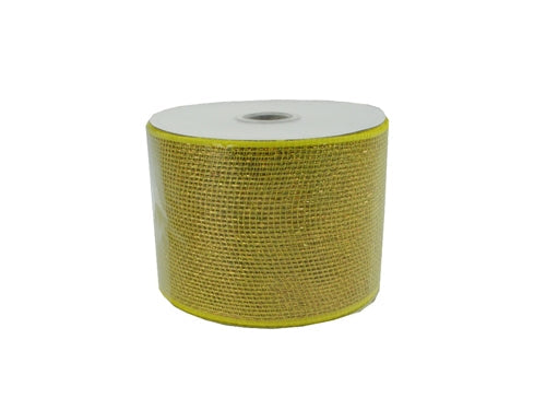 Load image into Gallery viewer, Clearance - 4&quot; METALLIC Floral Mesh Ribbon (25 Yards)
