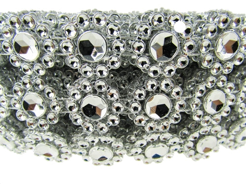 Rollo de cinta de diamante FLOR de 2" - 3 líneas (10 yardas)