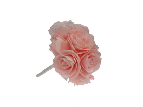 Load image into Gallery viewer, 9&quot; Eva Foam Rose Bouquet with Pearl Spray (1 Pc)
