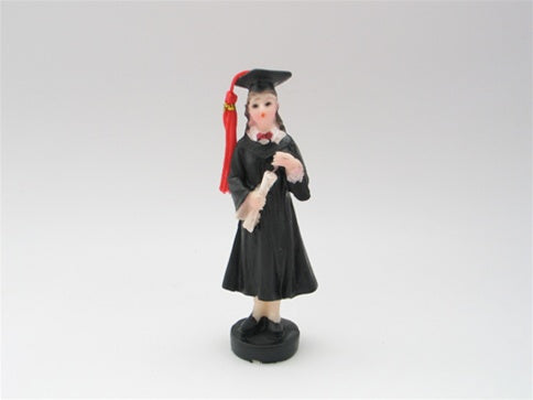 4" Poly Resin Graduation Figurines (12 Pcs)