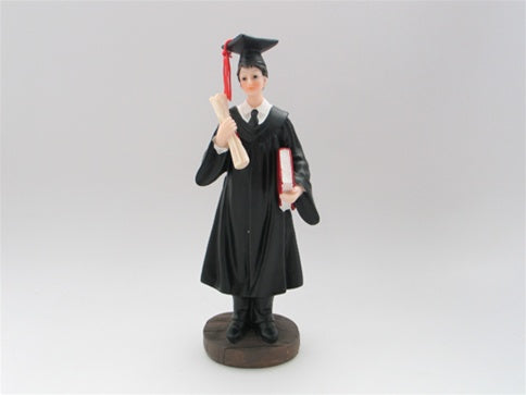 8" Poly Resin Graduation Figurines (1 Pcs)