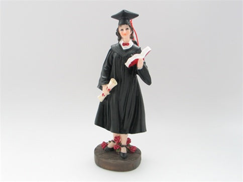 8" Poly Resin Graduation Figurines (1 Pcs)
