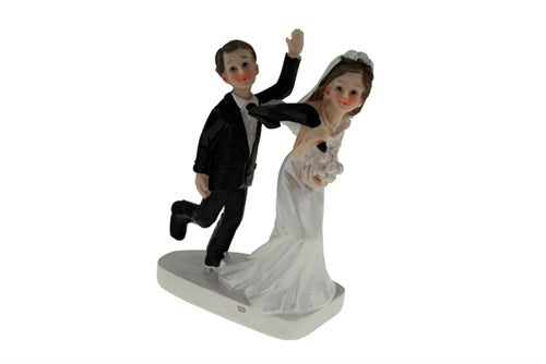 5" Comical Wedding Couple Figurines - FOLLOW ME (1 Pc)
