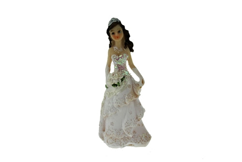 Muñecas de quinceañera pequeñas de resina polivinílica de 3.5