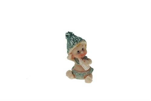 1.75" Baby w/ Knit Beanie Design - Poly Resin (12 Pcs)