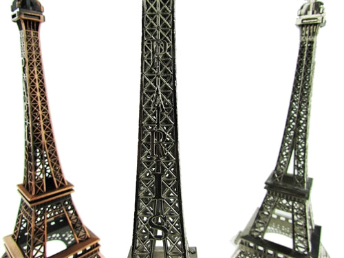 10" Metal Eiffel Tower Replica (1 Pc)