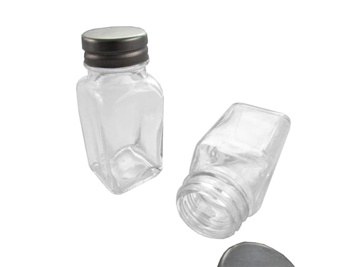 Mini tarro de cristal de 3.5 in con tapa giratoria n.º 2 (12)