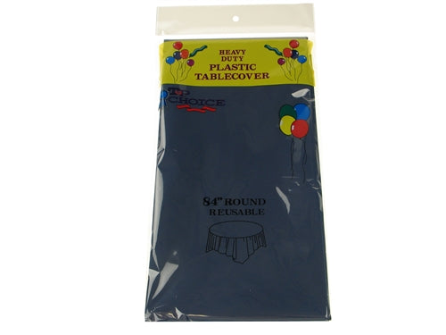 Mantel de plástico redondo de 84" (1)