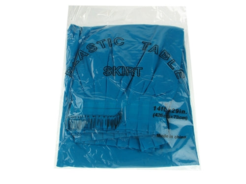 Load image into Gallery viewer, 14ft x 29&quot; Plastic Table Skirt (1 Pc)

