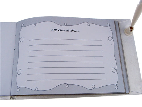 Load image into Gallery viewer, &quot;Mis Quince Anos&quot; - Guest Book w/ Pen - Spanish (1 Pc)
