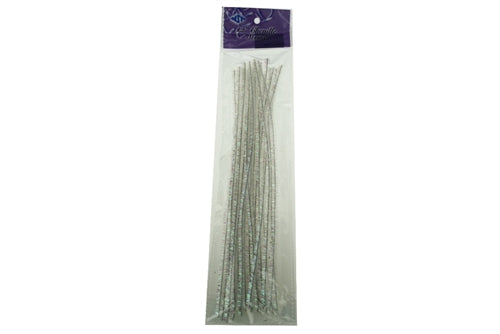 Load image into Gallery viewer, 12&quot; Wired Craft METALLIC CHENILLE Stems - Pipe Cleaners (25 Pcs)
