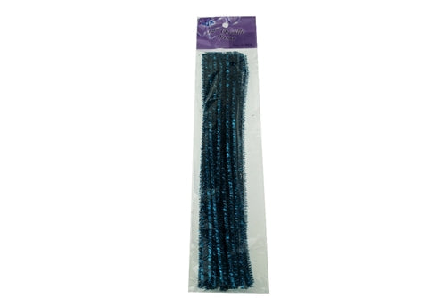 Load image into Gallery viewer, 12&quot; Wired Craft METALLIC CHENILLE Stems - Pipe Cleaners (25 Pcs)
