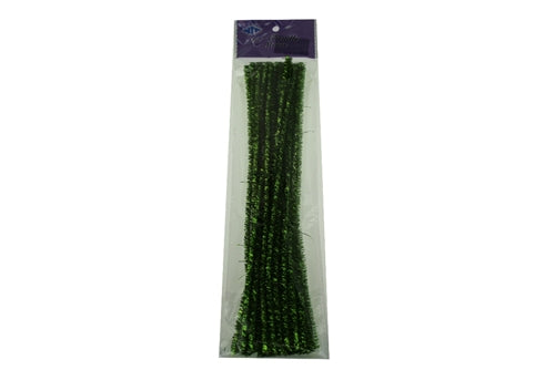 Load image into Gallery viewer, 12&quot; Wired Craft METALLIC CHENILLE Stems - Pipe Cleaners (25 Pcs)
