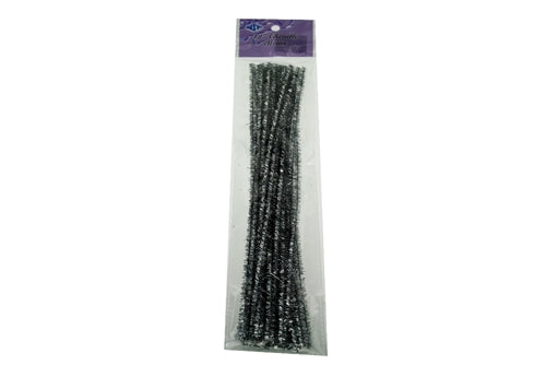 12" Wired Craft METALLIC CHENILLE Stems - Pipe Cleaners (25 Pcs)