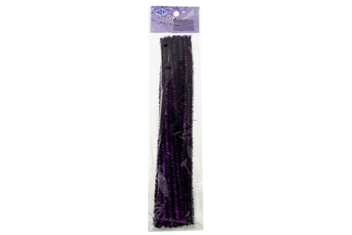 Load image into Gallery viewer, 12&quot; Wired Craft METALLIC CHENILLE Stems - Pipe Cleaners (25 Pcs)
