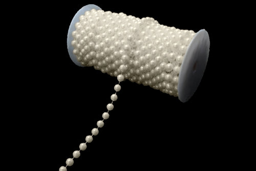 Load image into Gallery viewer, 8mm Faux Pearl Rolls (66 FT)
