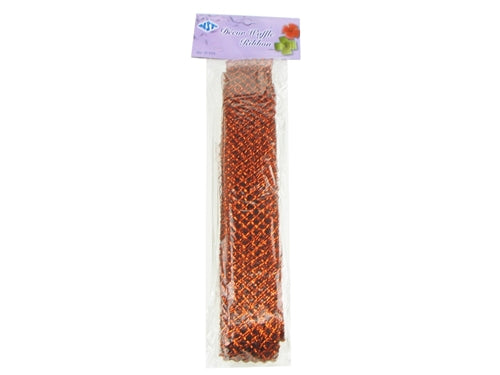 Load image into Gallery viewer, 1.75&quot; Metallic WAFFLE Mesh Ribbon (20 Yards)
