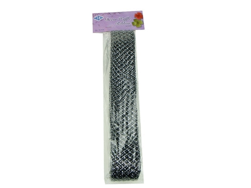 Load image into Gallery viewer, 1.75&quot; Metallic WAFFLE Mesh Ribbon (20 Yards)
