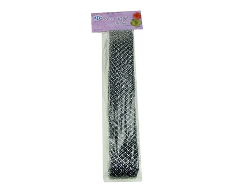 1.75" Metallic WAFFLE Mesh Ribbon (20 Yards)