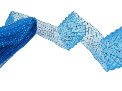 Load image into Gallery viewer, 1.75&quot; Metallic WAFFLE Mesh Ribbon (20 Yards)
