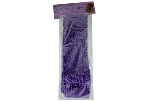 2.75" Metallic WAFFLE Mesh Ribbon (20 Yards)