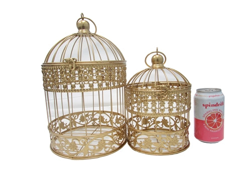 Load image into Gallery viewer, Wire Bird Cage - MEDIUM - Set of 2 (1 Set )
