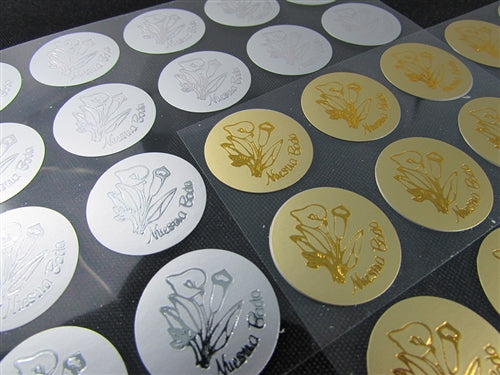 Metallic Embellishment Stickers Seals - Nuestra Boda (100 Pack)