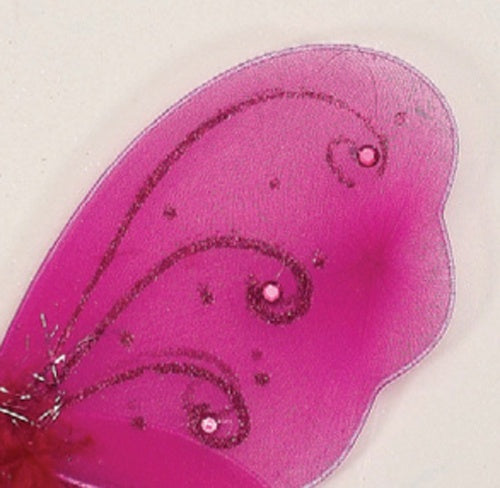 Load image into Gallery viewer, 13&quot; Sheer Butterflies w/ Wired Edge &amp; Elastic Bands (1 Pc)
