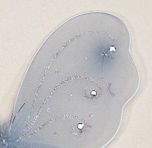 Load image into Gallery viewer, 13&quot; Sheer Butterflies w/ Wired Edge &amp; Elastic Bands (1 Pc)
