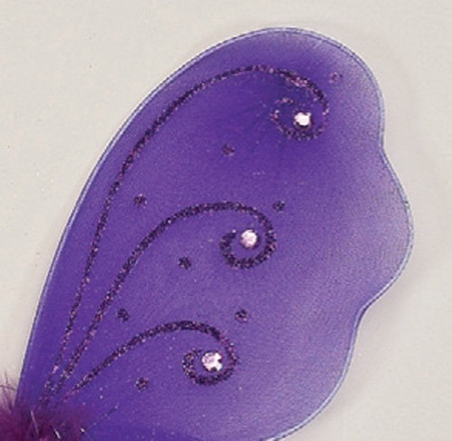 Load image into Gallery viewer, 13&quot; Sheer Butterflies w/ Wired Edge &amp; Elastic Bands (1 Pc)
